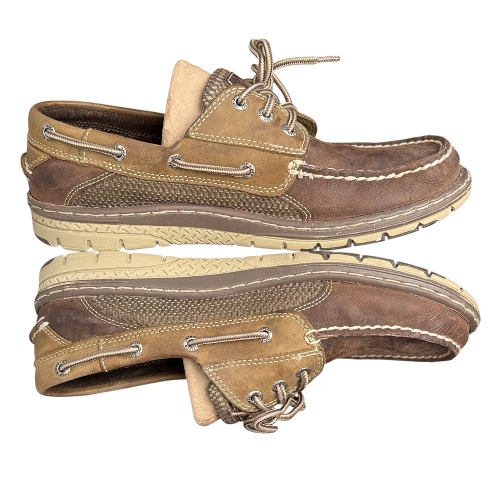 Sperry Top-Sider Men's Brown Leather Boat Shoes Loafers Size 9.5 - Picture 6 of 12
